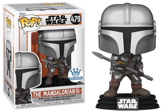 #479 The Mandalorian With Beskar Staff FUNKO EXCLUSIVE Star Wars Funko Pop