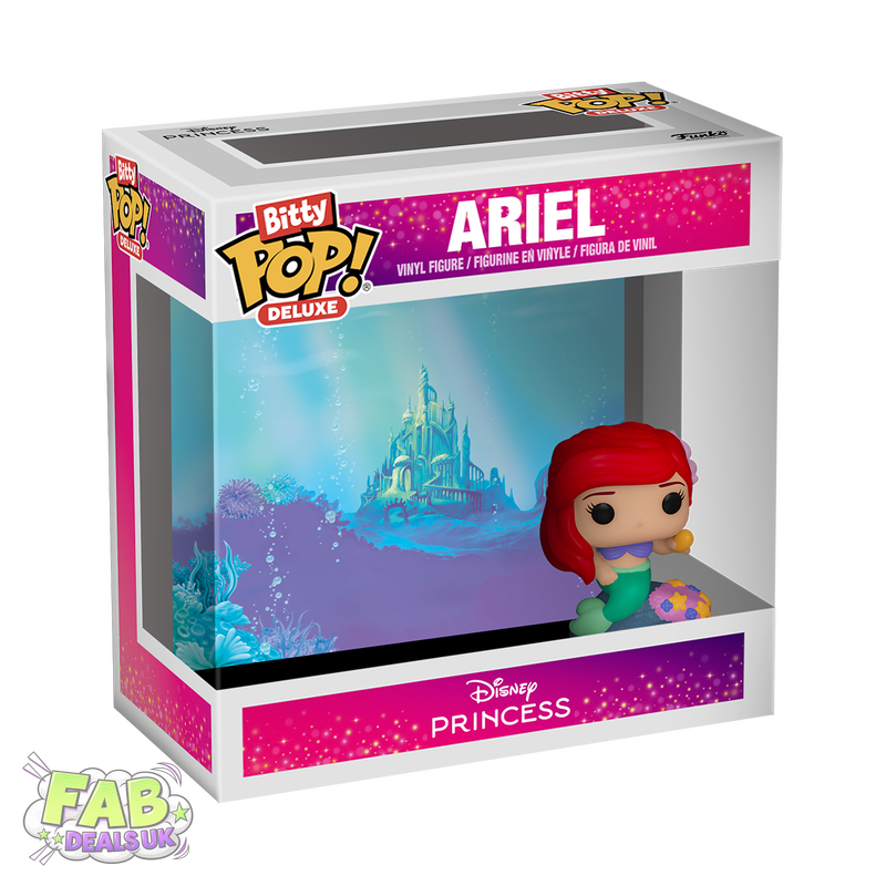 Ariel The Little Mermaid Disney Bitty Pop Deluxe Individual Funko