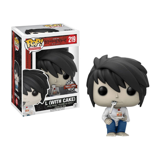 #219 L with Cake Death Note Deathnote Animation Funko Pop