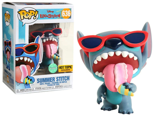 #636 Summer Stitch HOT TOPIC SCENTED Lilo & Stitch Disney Funko Pop