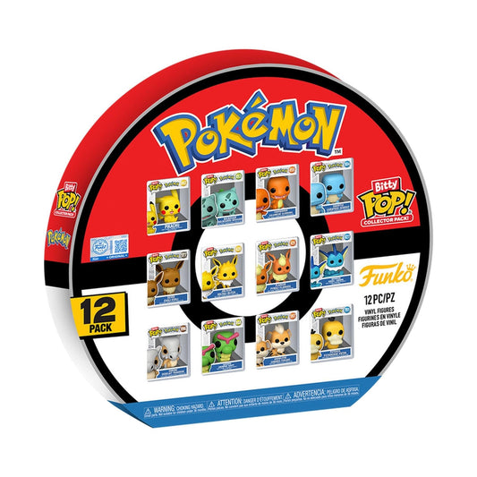Pokemon Funko Bitty Pop 12 Piece Collectors Pack