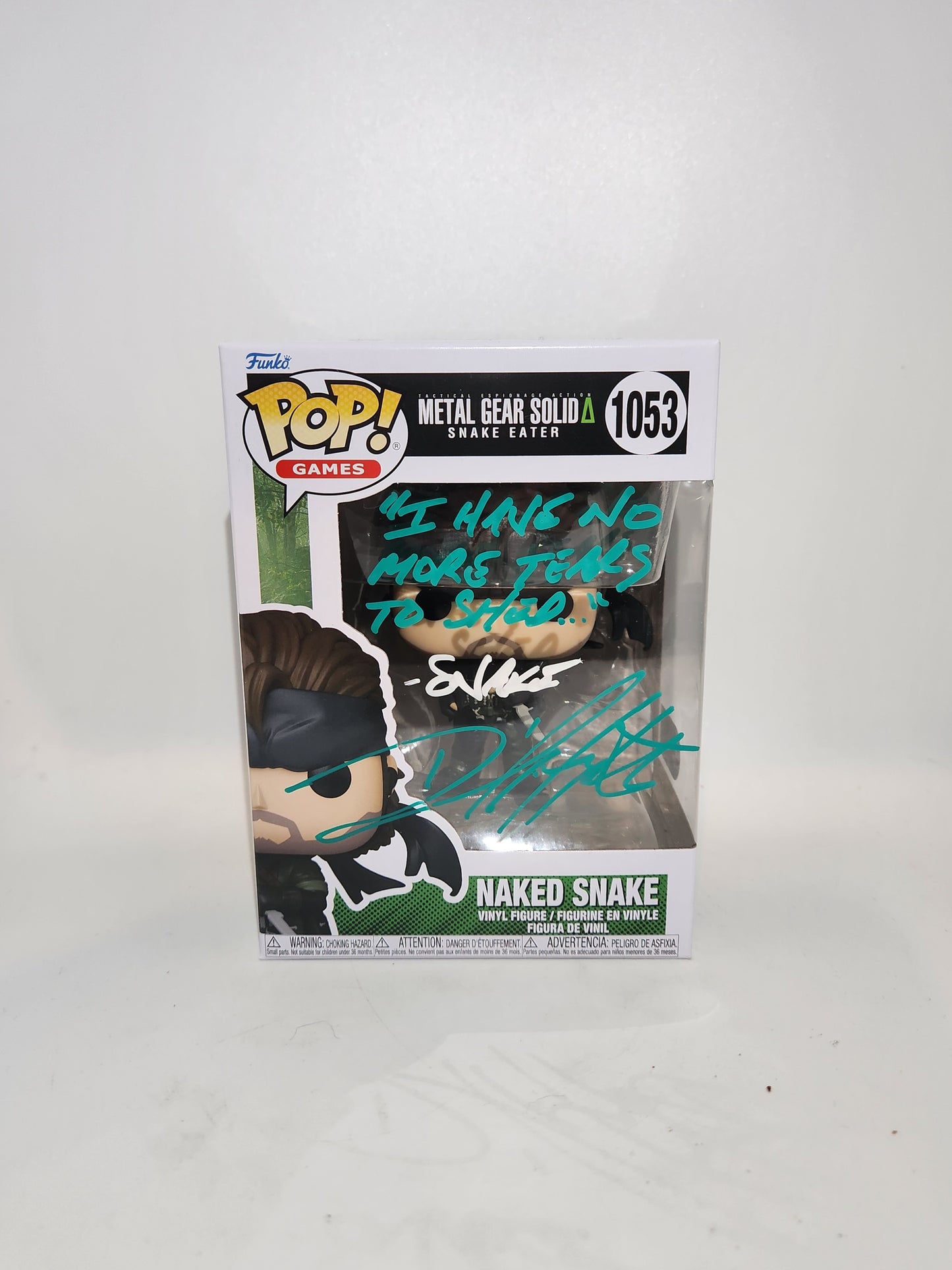 #1053 Naked Snake SIGNED BY DAVID HAYTER Metal Gear Solid Games Funko Pop