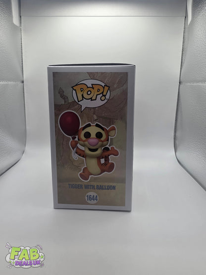 #1644 Tigger With Balloon SIGNED Jim Cummings Disney Winnie the Pooh Funko Pop