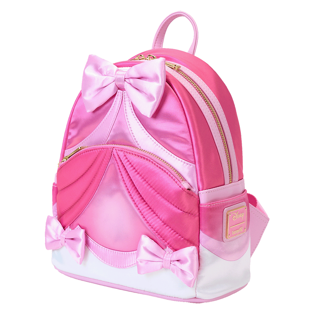 Cinderella 75th Anniversary Pink Bow Disney Princess Loungefly Mini Backpack