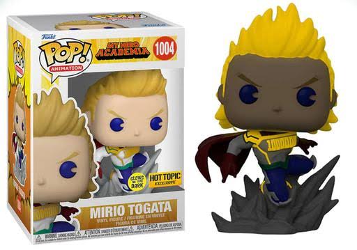 #1004 Mirio Togata GLOW HOT TOPIC My Hero Academia MHA Animation Funko Pop