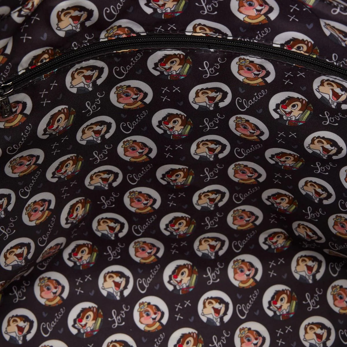 Chip n Dale Two Chips and a Miss Chipmunk Disney Loungefly Crossbody Tote Bag With Coin Purse