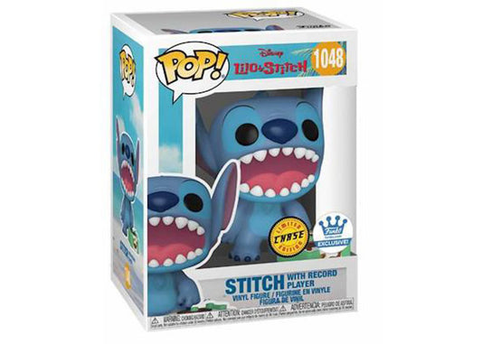 #1048 Stitch With Record Player CHASE Lilo and Stitch Disney Funko Pop