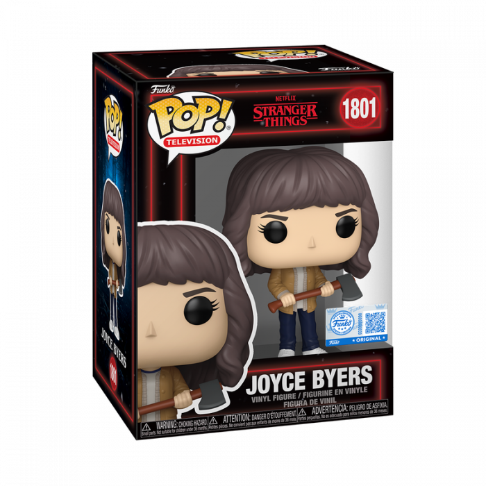 #1801 Joyce Byers with Axe Stranger Things Television Funko Pop
