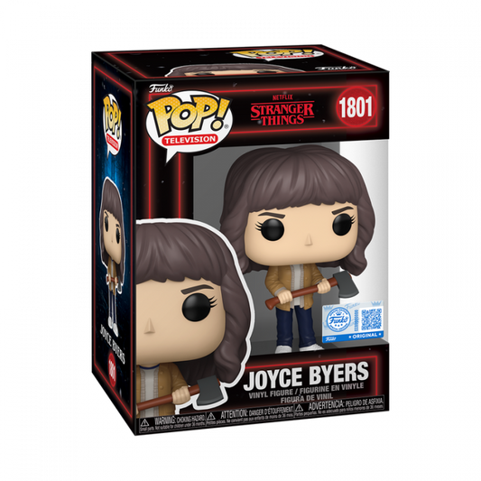 #1801 Joyce Byers with Axe Stranger Things Television Funko Pop