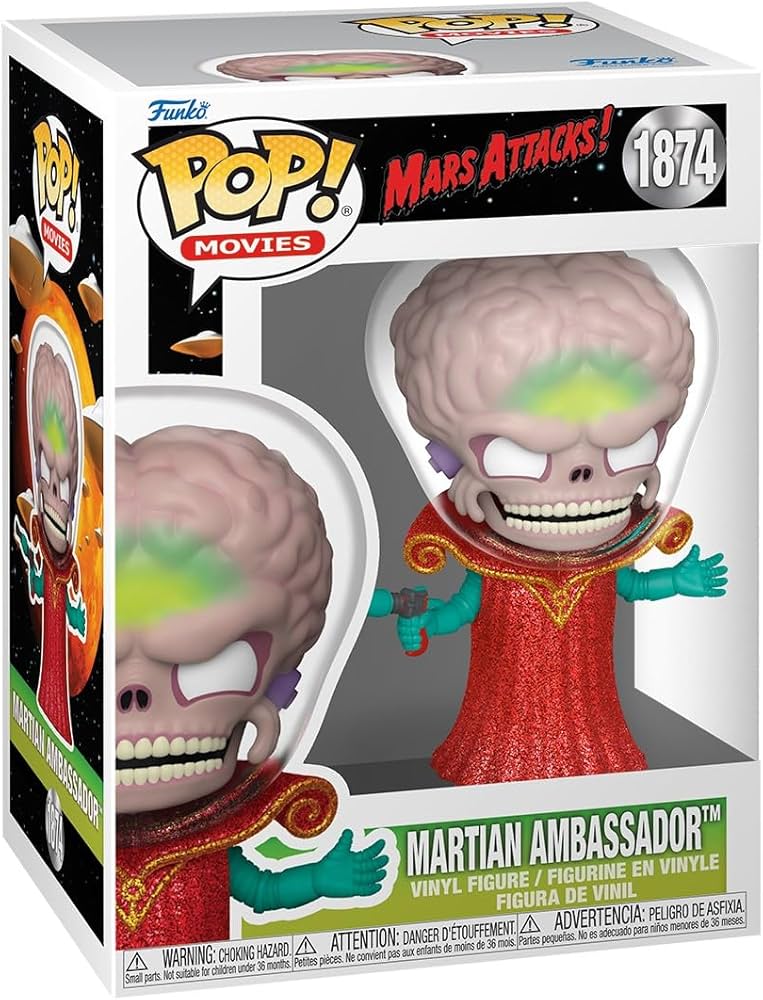 #1874 Martian Ambassador Mars Attacks Movies Funko Pop