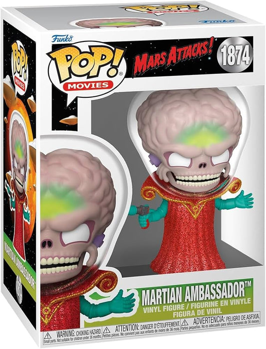 #1874 Martian Ambassador Mars Attacks Movies Funko Pop