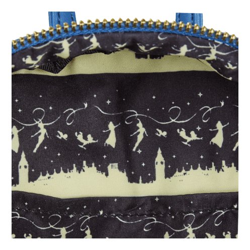 Peter Pan Clock GLOW Disney Loungefly Mini Backpack