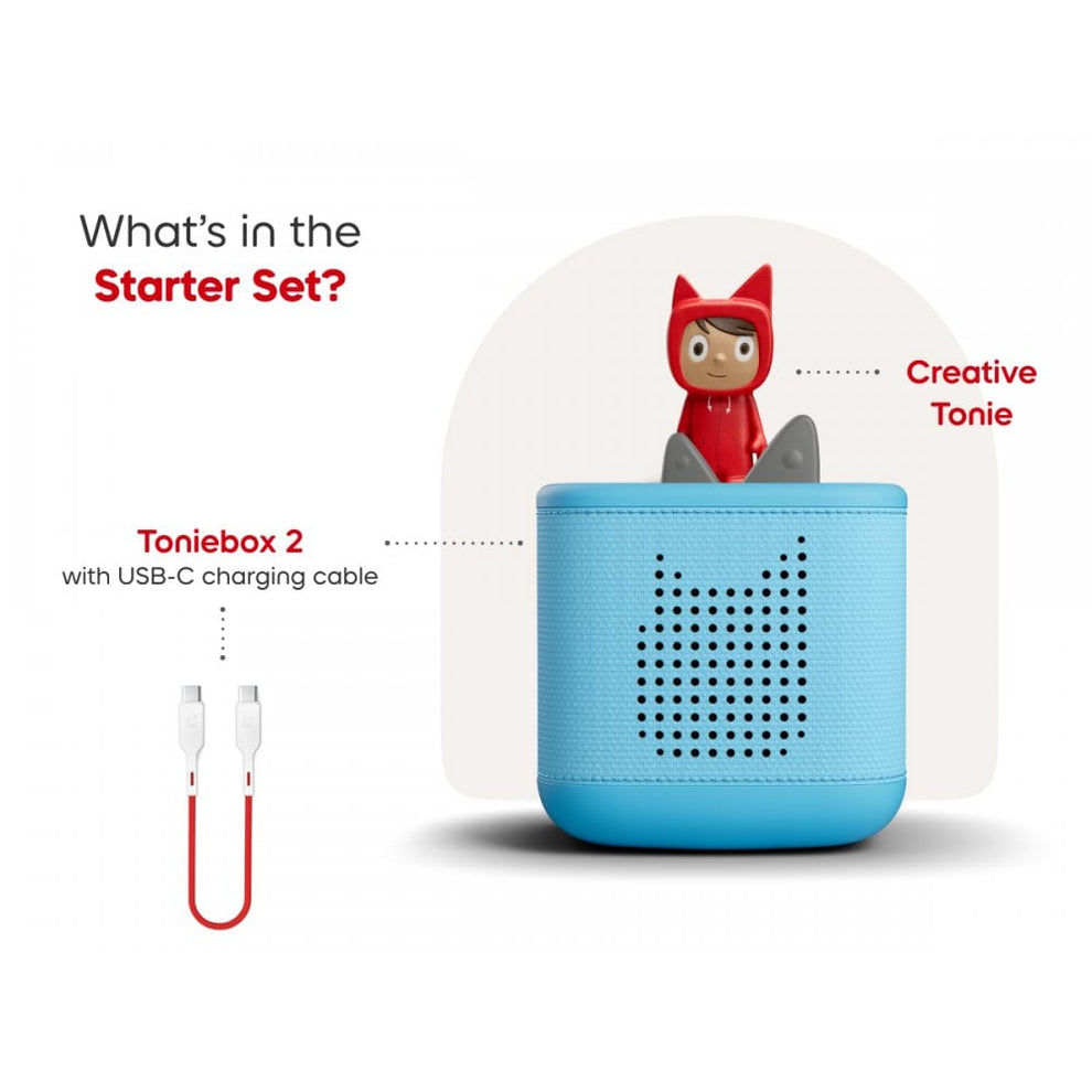 Toniebox 2 Sky Blue Starter Set Creative Tonie Rubie UK Tonies