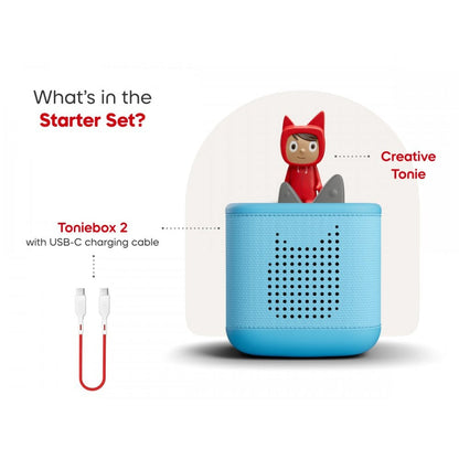 Toniebox 2 Sky Blue Starter Set Creative Tonie Rubie UK Tonies