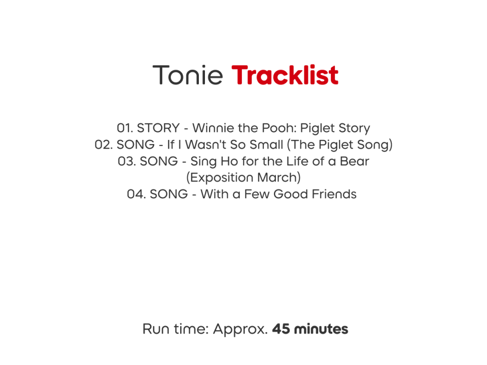 Disney Winnie the Pooh: Piglet Tonies