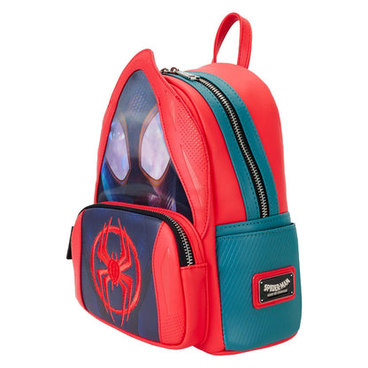 Marvel Spider-Verse Miles Morales Hoodie Cosplay Loungefly Mini Backpack