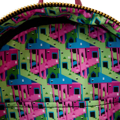 Squid Game Piggy Bank Loungefly Mini Backpack Glow in the Dark