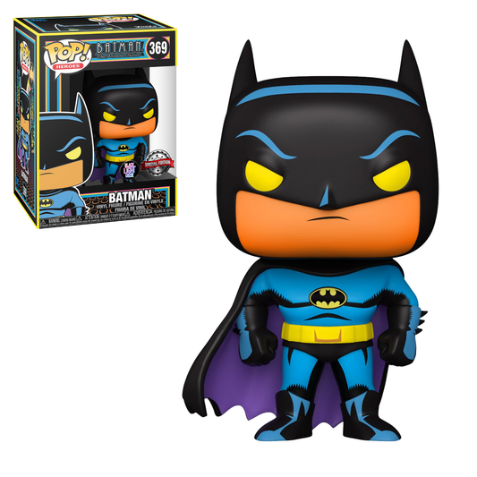 #369 Batman BLACK LIGHT GLOW SPECIAL EDITION Batman DC Heroes Funko Pop