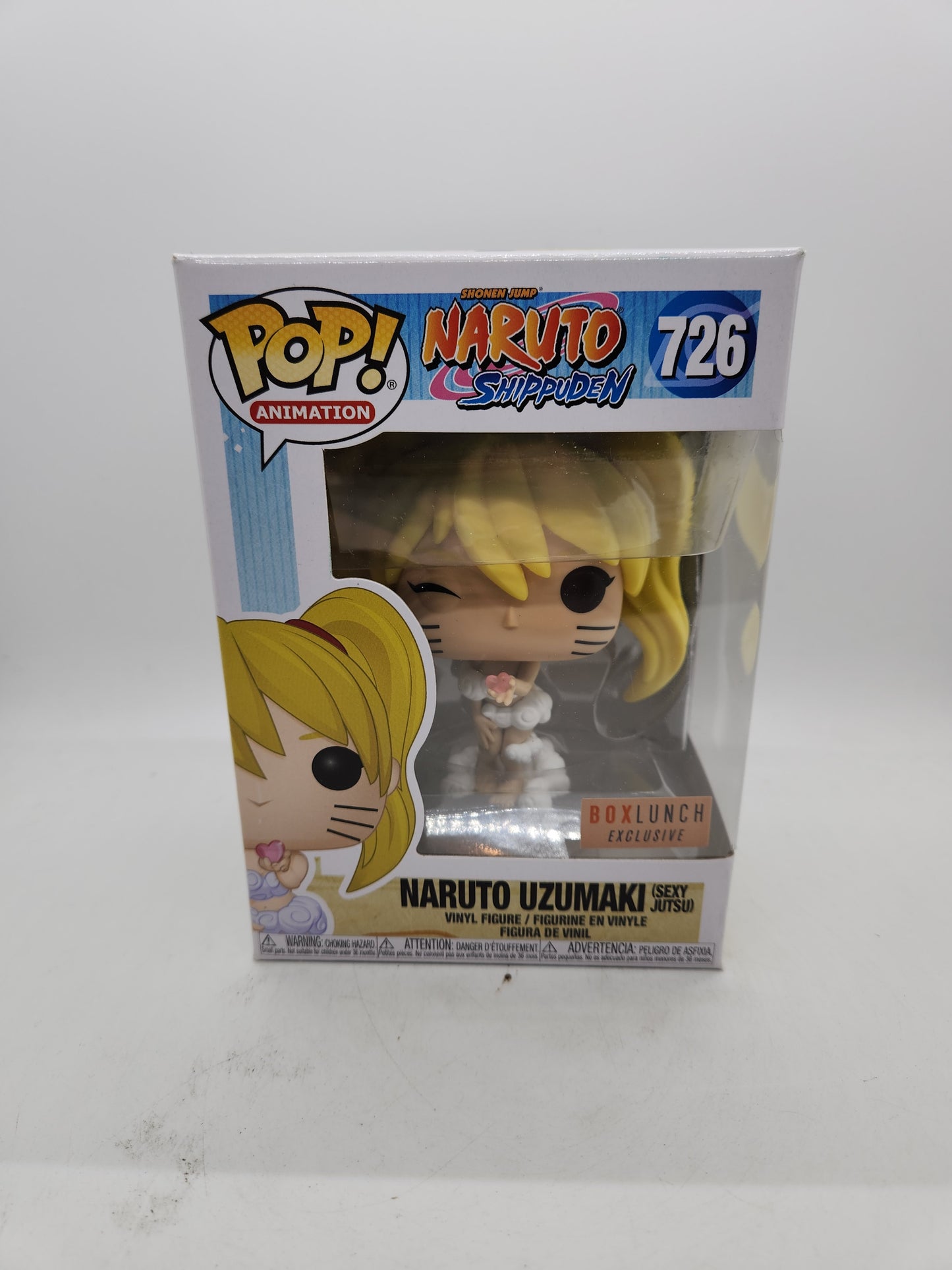 #726 Naruto Uzumaki (Sexy Jitsu) BOXLUNCH EXCLUSIVE Naruto Shippuden Animation Funko Pop