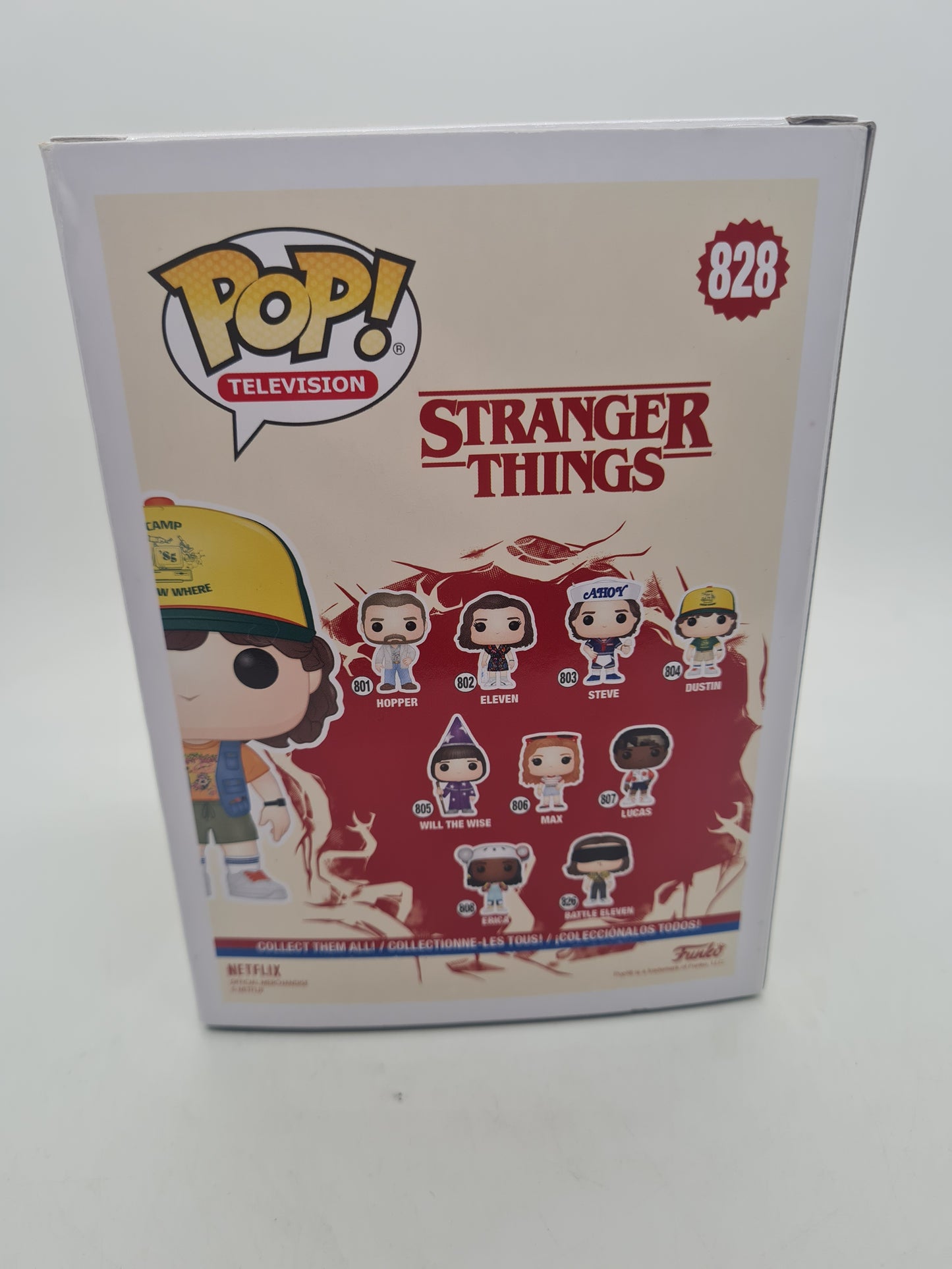 #828 Dustin TARGET Stranger Things Television Funko Pop