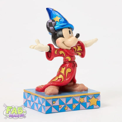 Magical Moment - Sorcerer Mickey Personality Pose Figurine - Disney Traditions Ornament by Jim Shore