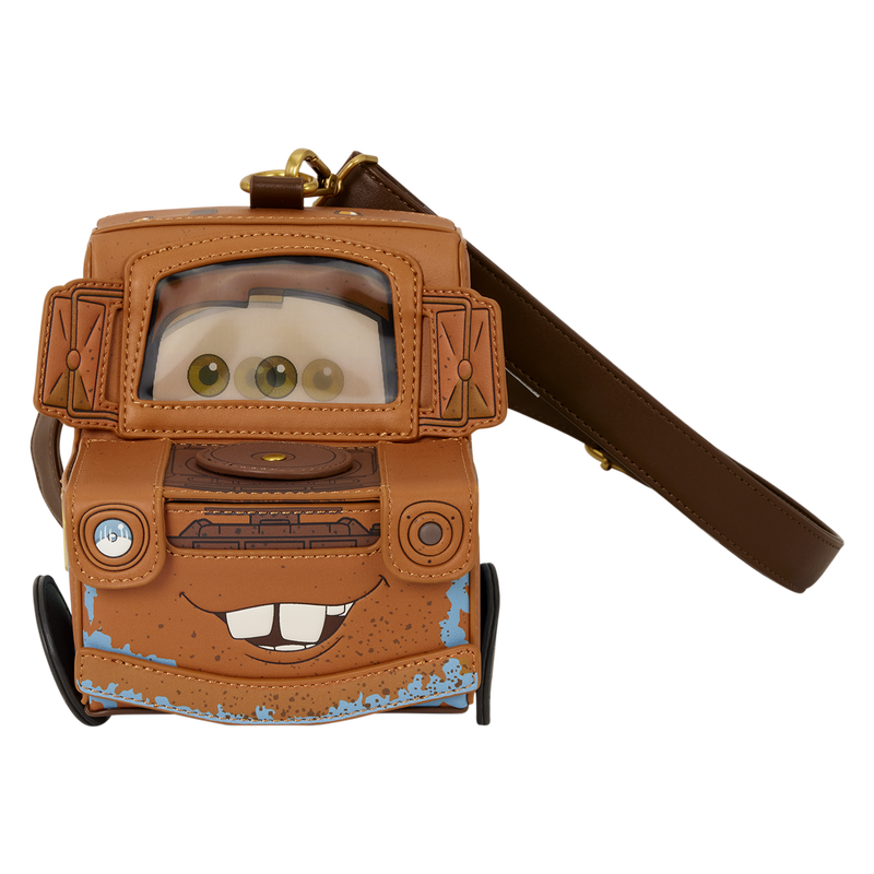 Tow Mater Cars 20th Anniversary Figural Disney Pixar Loungefly Crossbody Bag