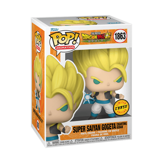 #1863 Super Saiyan Gogeta Charting Kidan CHASE Dragon Ball Super Broly Animation Funko Pop