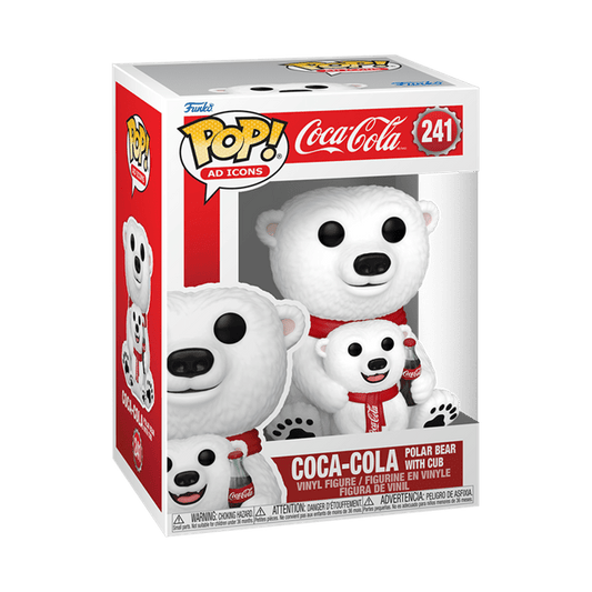 #241 Coca Cola Bear with Cub Ad Icons Funko Pop