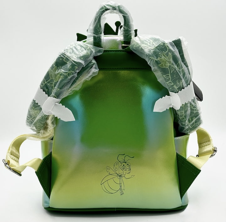 Tiana Shiny Mini Backpack Disney Princess Iridescent Loungefly Bag