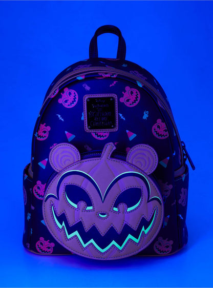 Disney The Nightmare Before Christmas Jack-o-Lantern Scary Teddy Glow-in-The-Dark Mini Backpack Loungefly