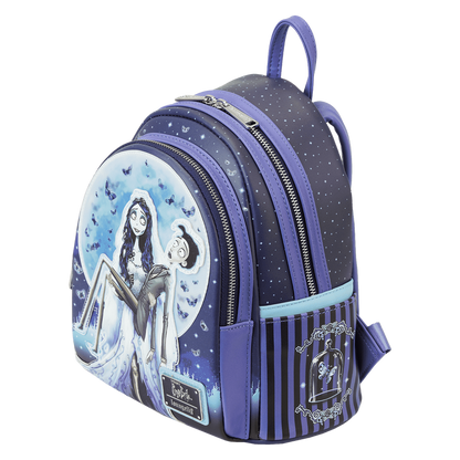 Corpse Bride Moon Emily and Victor Tim Burton Loungefly Mini Backpack