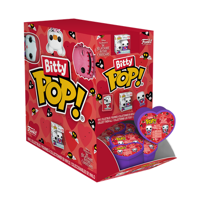 Valentines Nightmare Before Christmas NBC Disney Bitty Pop Individual Blind Bag Mystery Funko