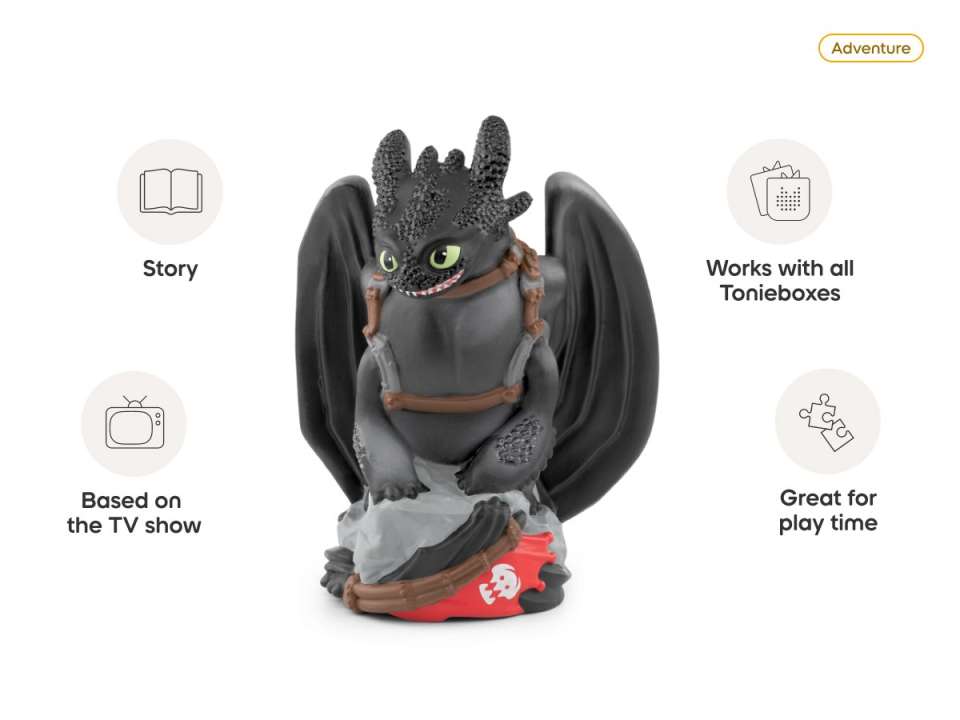 How To Train Your Dragon: Toothless Tonies