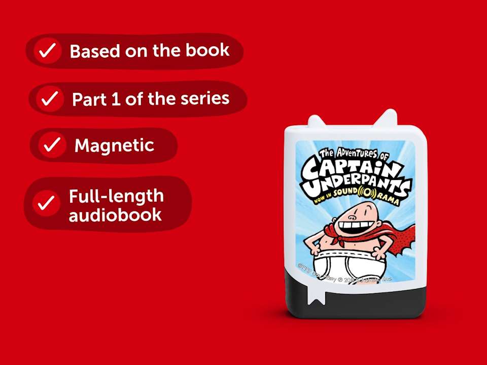 The Adventures of Captain Underpants Book #1 Tonies