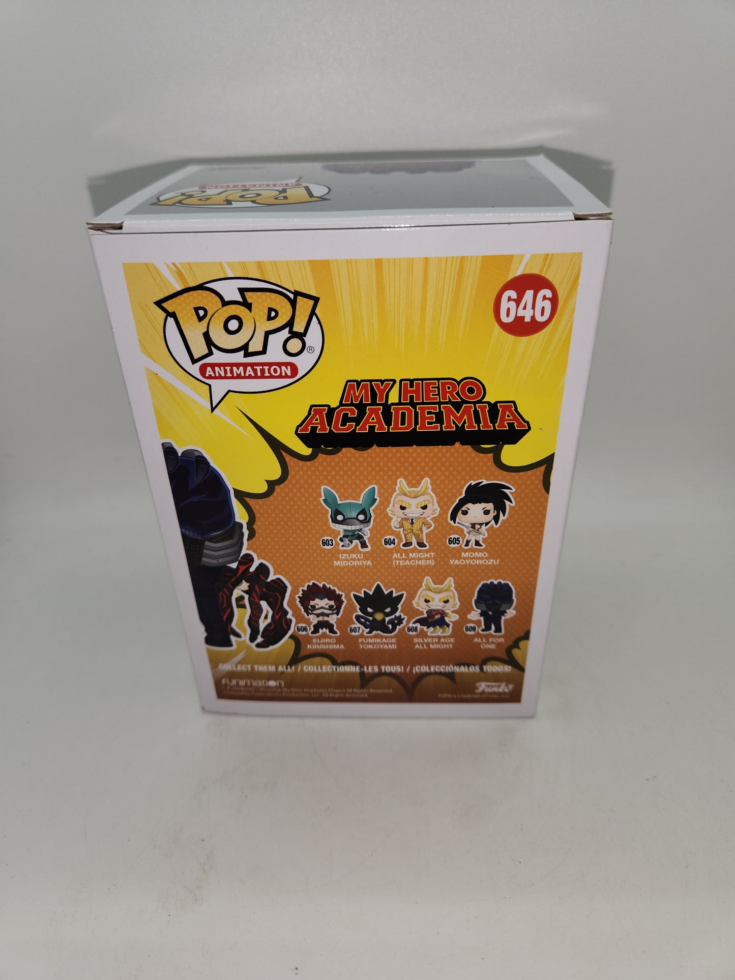 #646 All For One BIG APPLE EXCLUSIVE My Hero Academia Animation Funko Pop