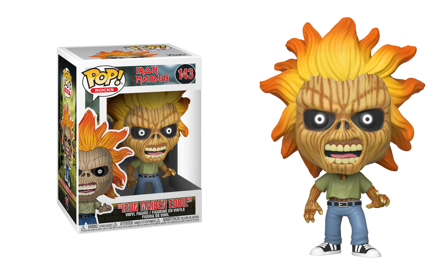 #143 Iron Maiden Eddie Iron Maiden Rocks Funko Pop