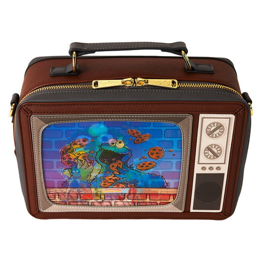 Sesame Street Retro TV Loungefly Crossbody Bag