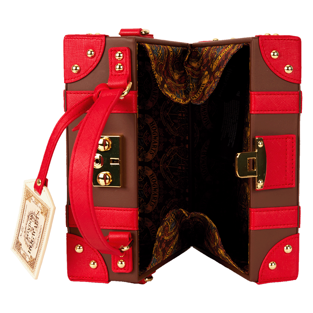 Loungefly Harry Potter Hogwarts Express Luggage Crossbody Bag
