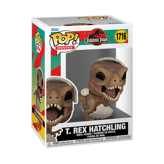 #1716 T. Rex Hatchling Jurassic Park Movies Funko Pop