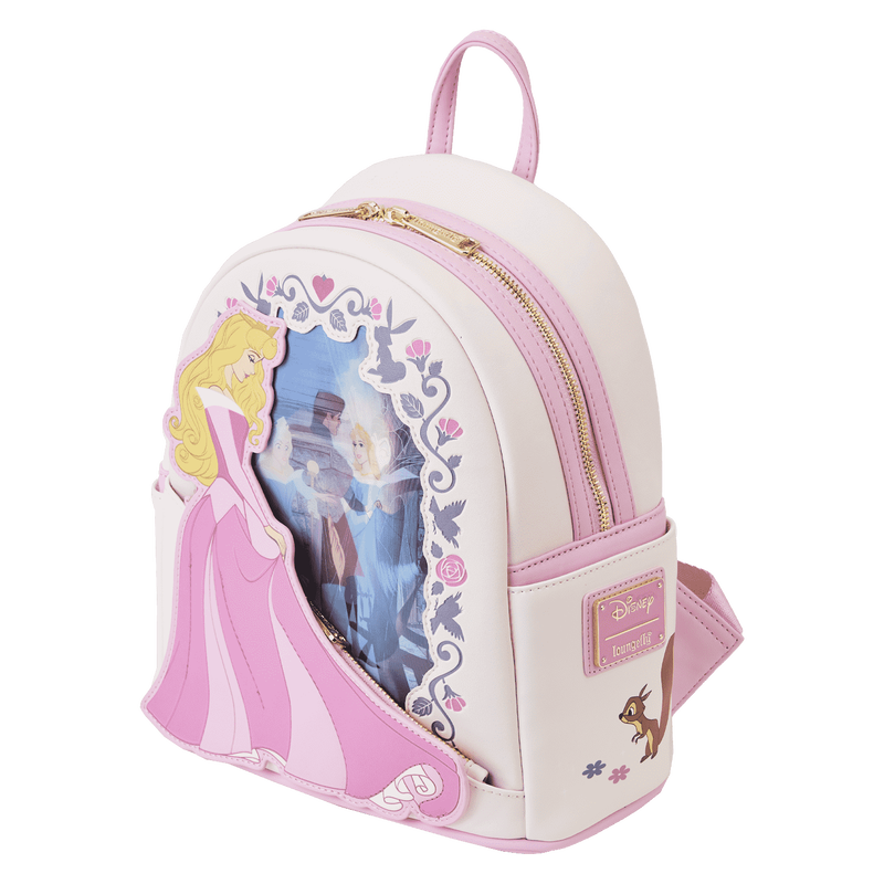 Sleeping Beauty Aurora Princess Series Lenticular Disney Loungefly Mini Backpack