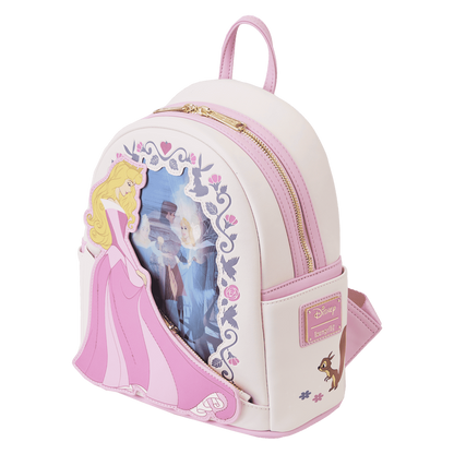 Sleeping Beauty Aurora Princess Series Lenticular Disney Loungefly Mini Backpack