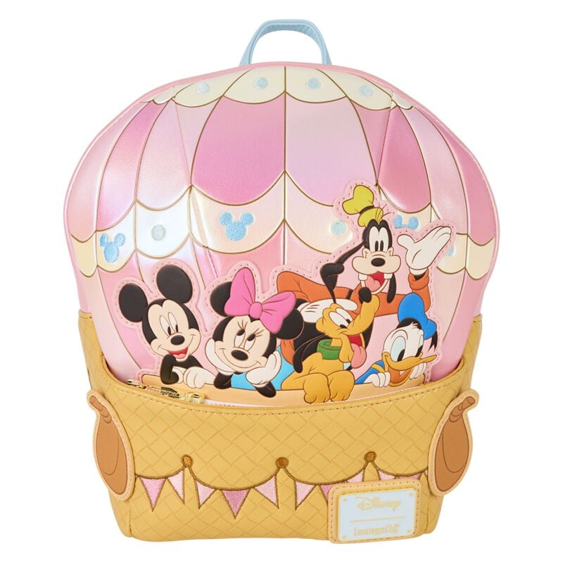 Mickey and Friends Figural Hot Air Balloon Loungefly Disney Mini Backpack