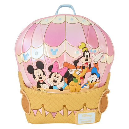 Mickey and Friends Figural Hot Air Balloon Loungefly Disney Mini Backpack