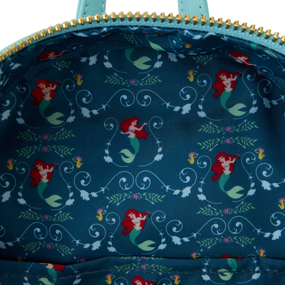 The Little Mermaid Ariel Princess Series Lenticular Disney Loungefly Mini Backpack