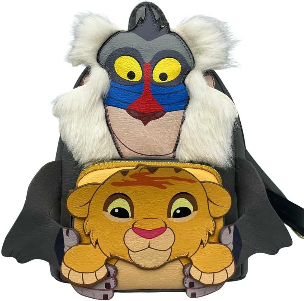 Rafiki and Simba Circle of Life Lion King Disney Loungefly Mini Backpack