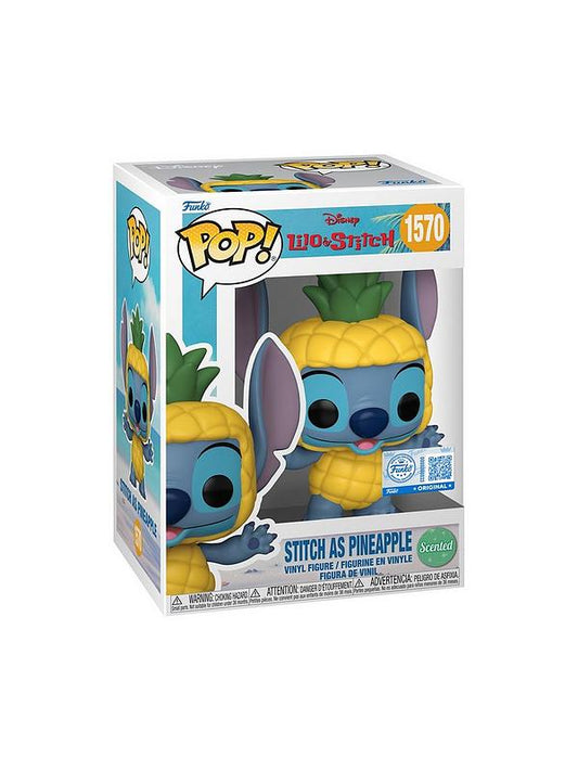 #1570 Stitch in Pineapple SCENTED Lilo and Stitch Disney Funko Pop