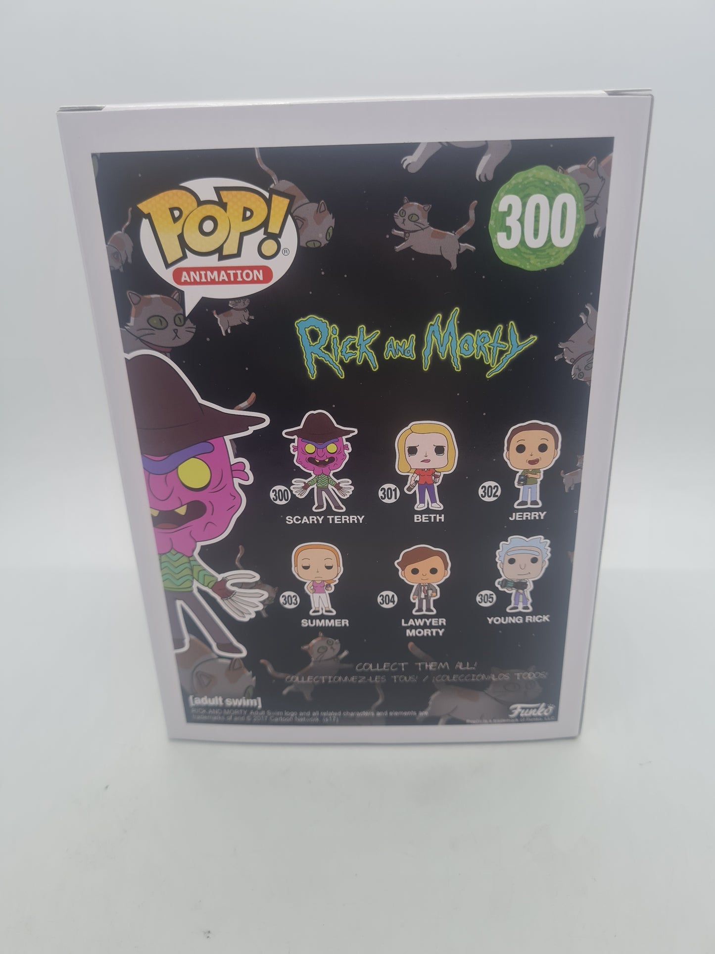 #300 Scary Terry GAMESTOP BLACKLIGHT Rick and Morty Animation Funko Pop