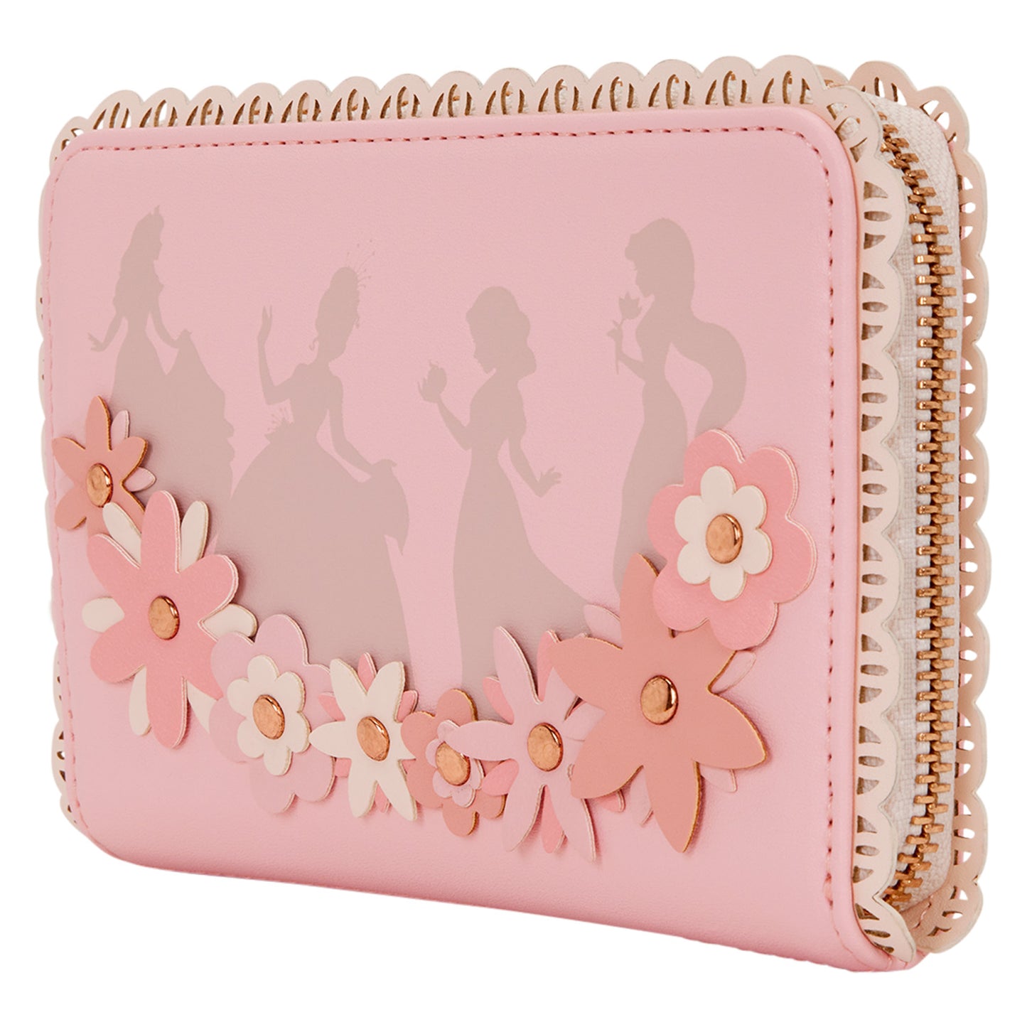 Pink Disney Princess Stained Glass Purse / Wallet Loungefly