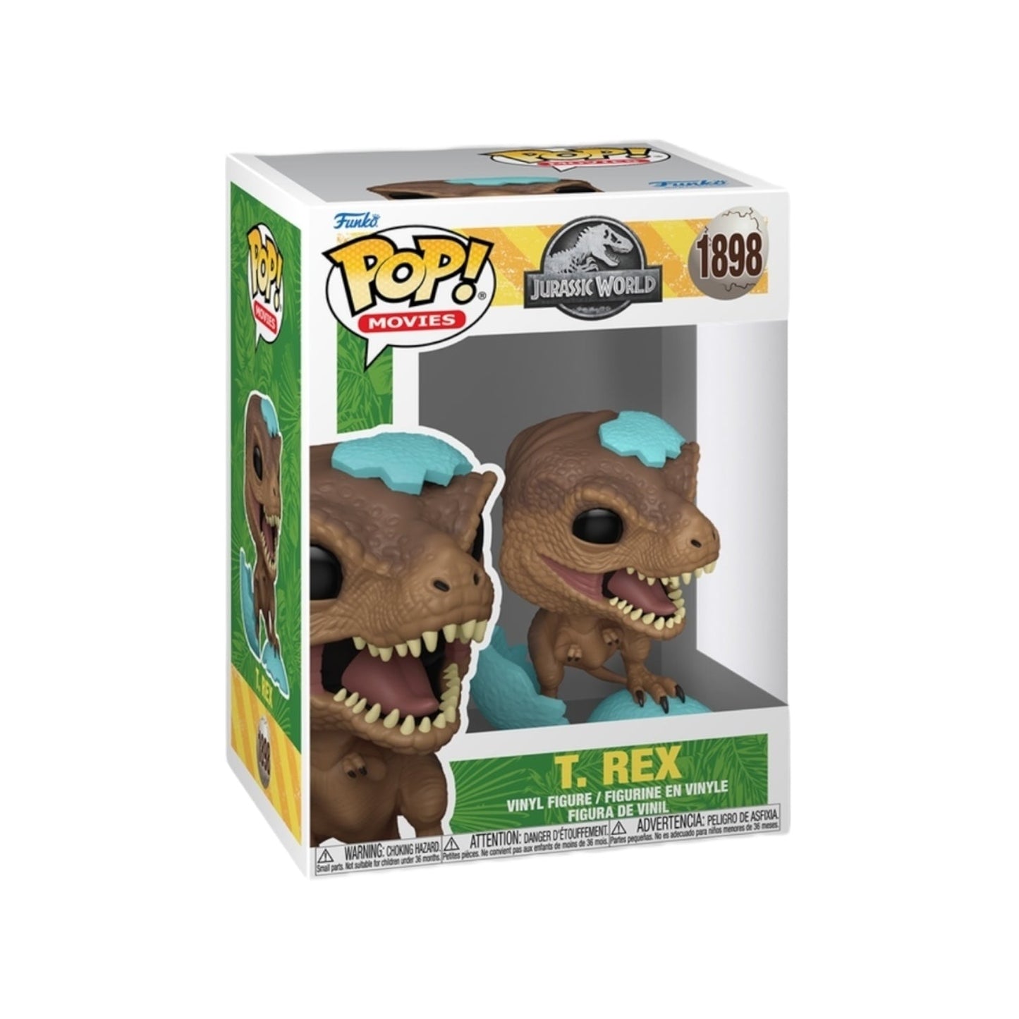 #1898 T. Rex Jurassic World Movies Funko Pop