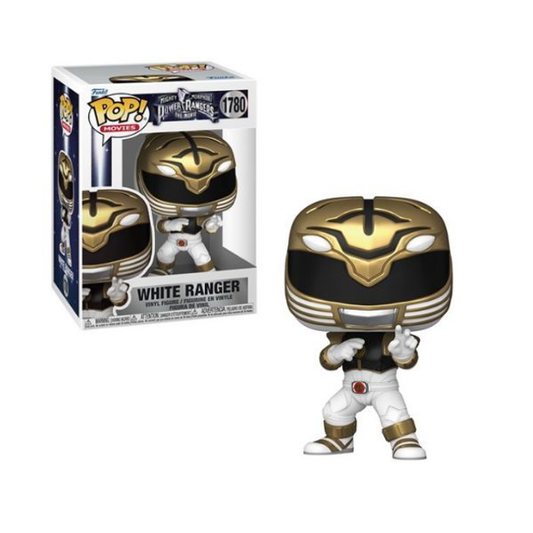 #1780 White Ranger Power Rangers Movies Funko Pop